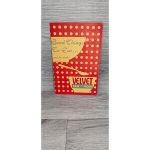 Vtg 1954 Good Things to Eat Made with Velvet Cake and Pastry Flour Recipe Bklt